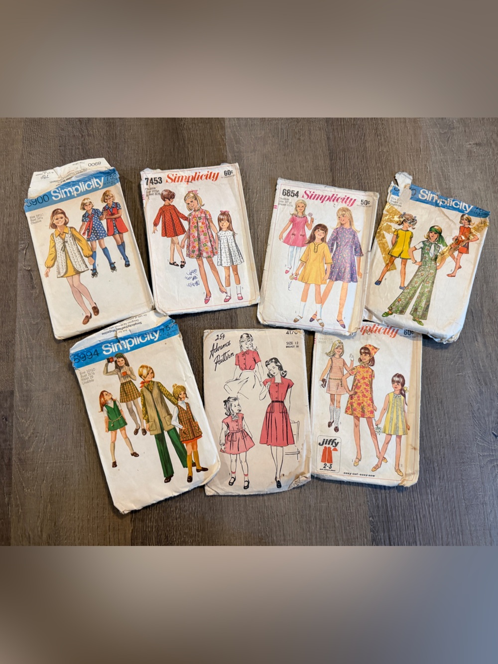 Vintage Sewing Clothes Patterns for children kids